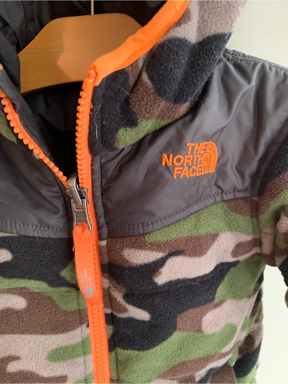 The North Face warm camo